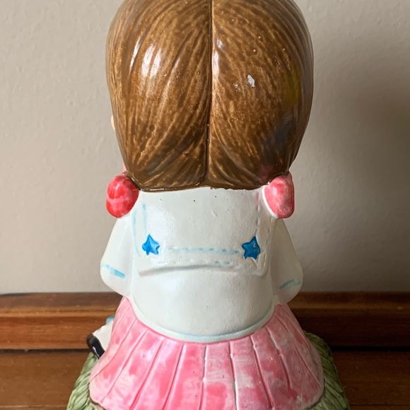 Vintage 1972 Joan Walsh Anglund Reading Kids Bookends - Picture 6 of 14